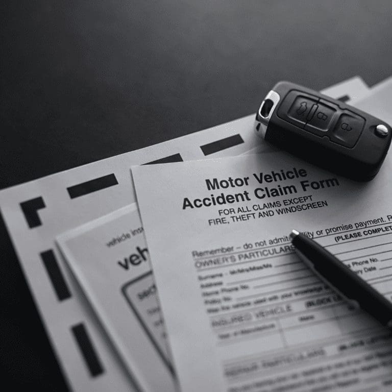 En la imagen se muestran documentos para seguros de vehículos