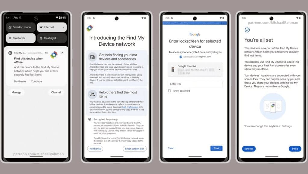 El nuevo “Encontrar mi dispositivo” funciona con Google cuando se pierde el celular.
