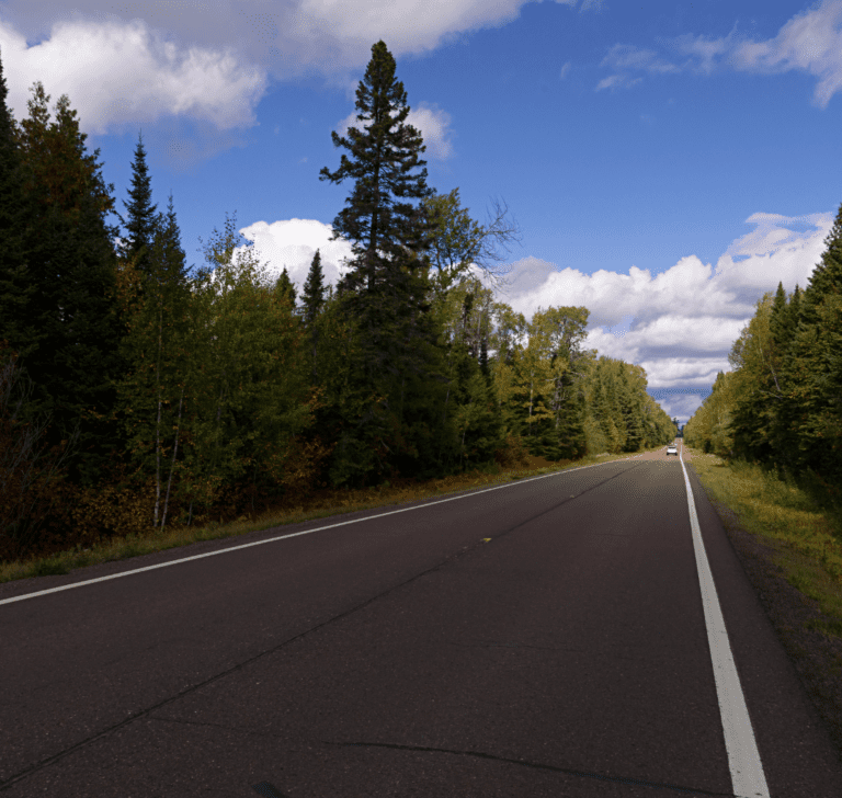 En la imagen se muestran las carreteras de Minnesota