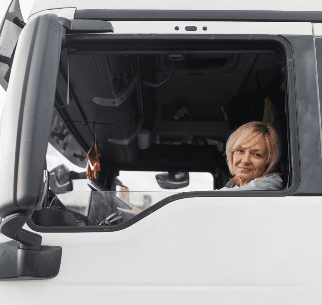 En la imagen se muestra una camionera