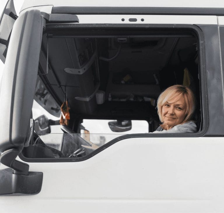 En la imagen se muestra una camionera