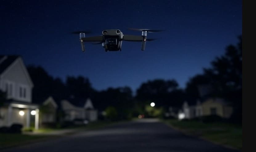 En la imagen se muestra un dron