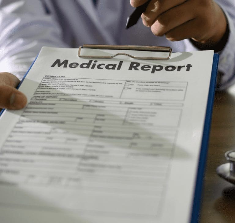 En la imagen se muestra un certificado médico