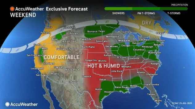 Ola de calor masiva que abrasará EE.UU.: temperaturas superiores a 100°F