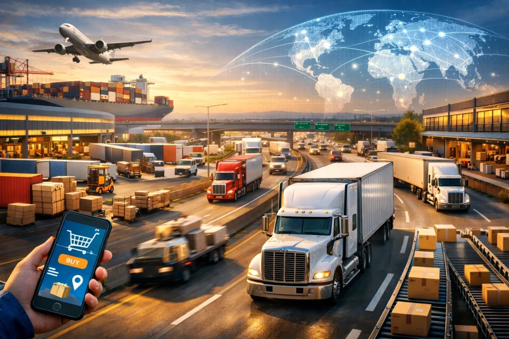 Comercio electrónico, transporte y logística