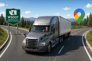 WSDOT vs. Google Maps: qué debería usar un camionero en Washington