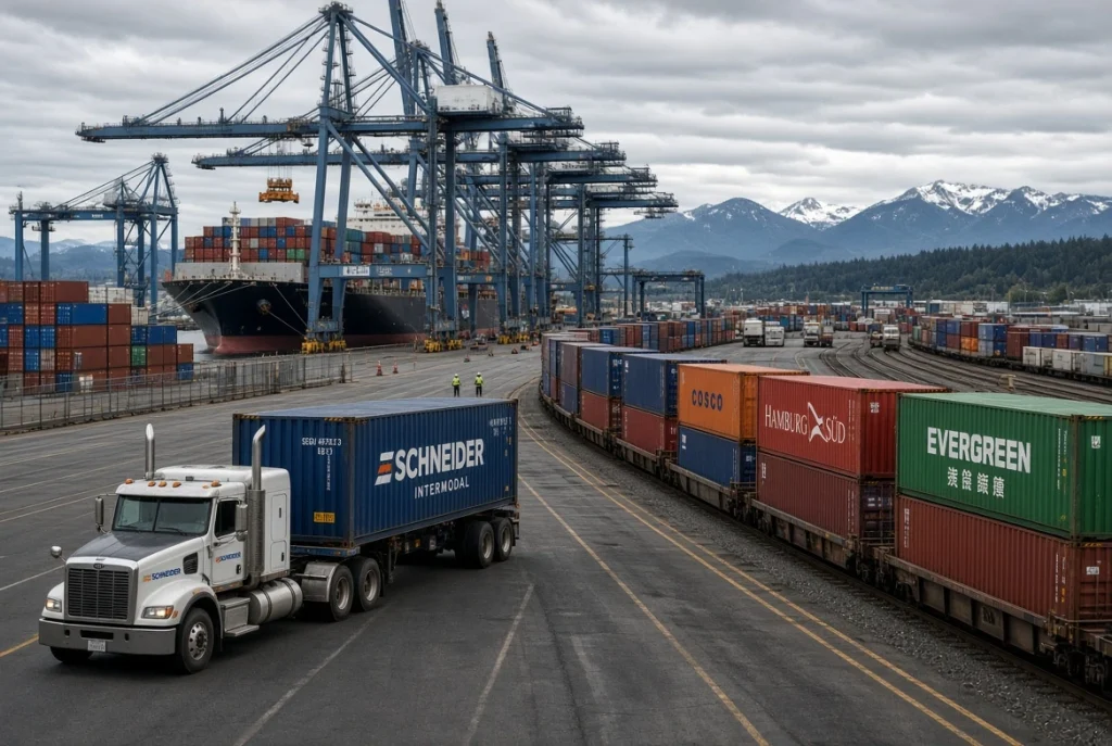 El crecimiento del transporte intermodal en Washington-Intermodal Transport