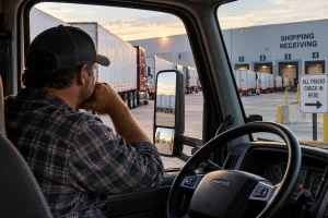 Camioneros pierden dinero esperando cargas en USA.